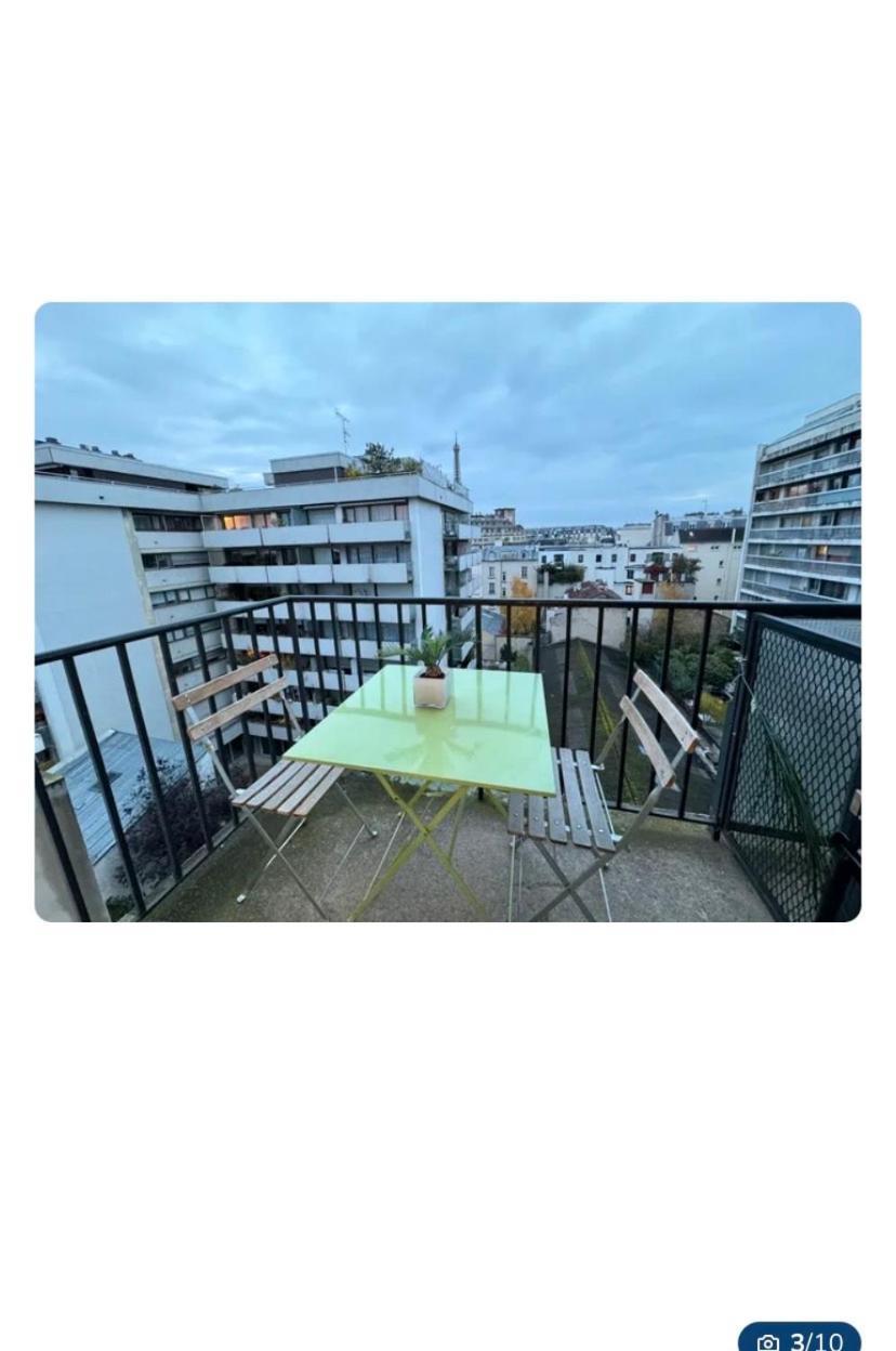 Lumineux 2 Pieces Avec Vue Sur La Tour Eiffel * Parijs